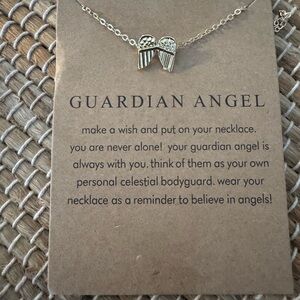 Guardian Angel Wing Necklace. New with gift bag. 18inch